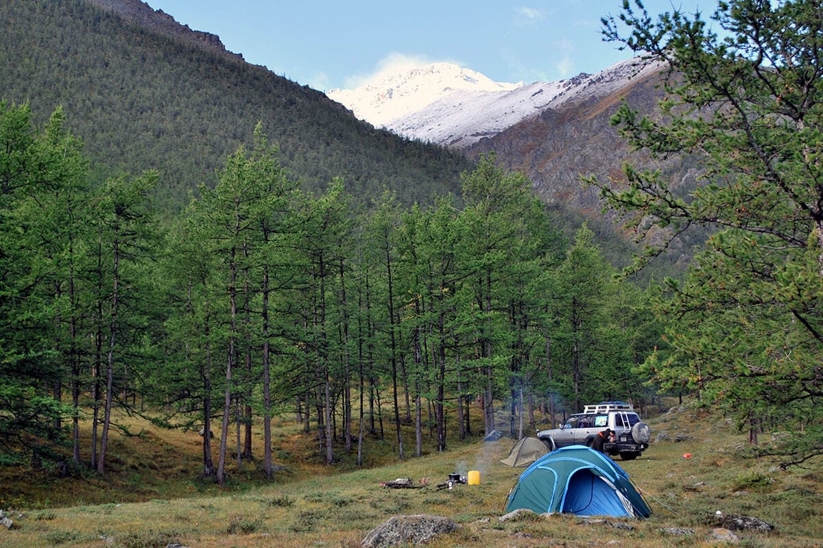 Camping in Mongolia